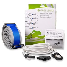 FREE SWIM XL Schwimmgurt - Swimming Pool Gegenschwimmanlage Schwimmbad Trainer 