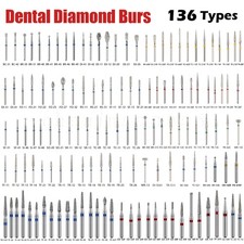 100 x Dental Diamond burs