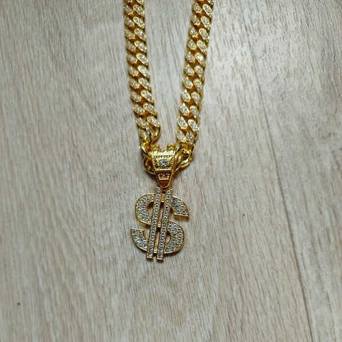 Gold dollar kette hip - gold,