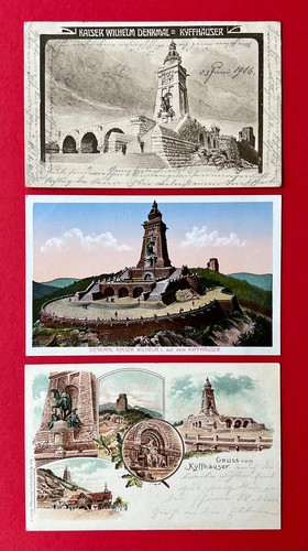 Postcard kyffhäuser in - 3,