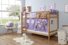 TiCAA Etagenbett "Rene" Buche