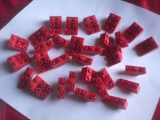 30 rote Lego Basic Dachsteine