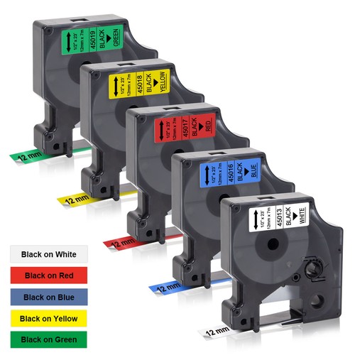 Etikettenband schriftband - 5x,