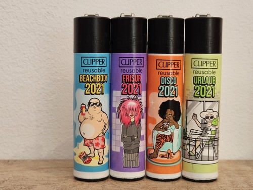 Clipper feuerzeuge 4er set - clipper,