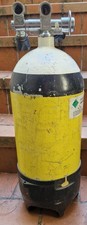 Tauchflasche Stahl 12 Liter kurz Doppelventil