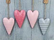 4er Set Deko Herz zum