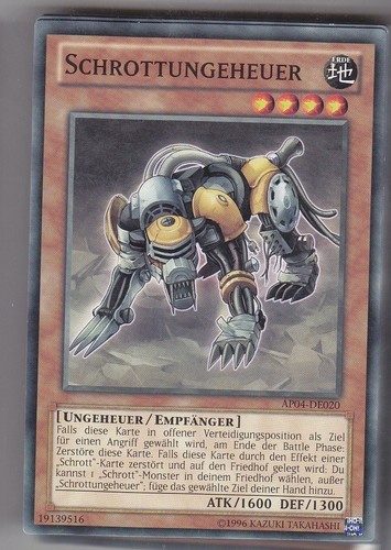 Oh schrottungeheuer - yu-gi-oh,