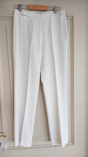 GEORGES RECH PARIS! NEU! ORIGINAL! Lange Hose Luxus weiß Top Anzug Hochzeit S 36