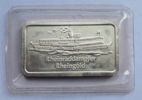 Degussa silberbarren brd - degussa,