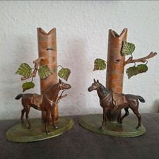 Antike Pferde aus Blech Unikat