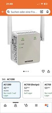 NETGEAR EX6150-100PES 1.2 Gbps 2.4 GHz, 5 GHz, Wi-Fi Repeater