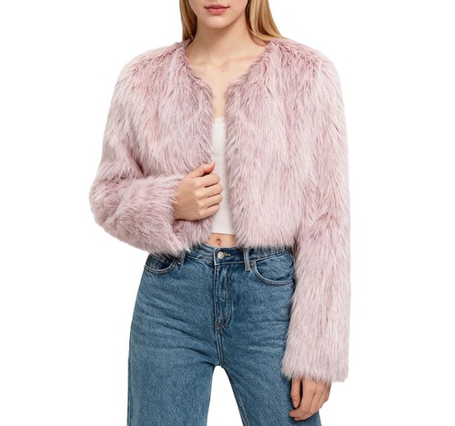Pelzmantel damen felljacke - pelzmantel,
