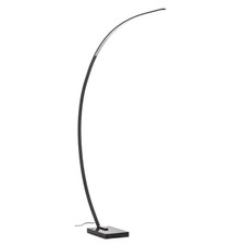 Trio Lighting LED-Bogen-Stehleuchte Stehlampe Lampe Leuchte Bangkok schwarz matt