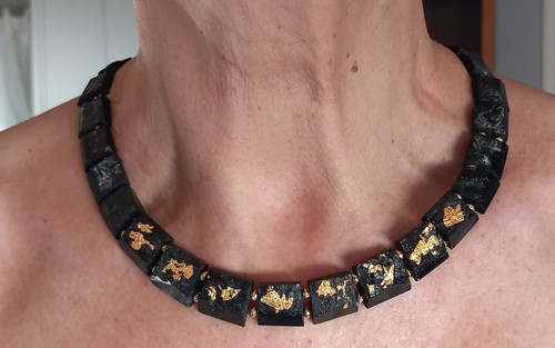 Collier turmalin 375 - 375, gg