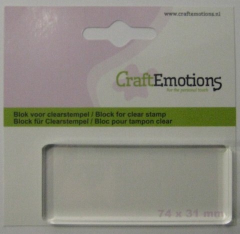 Craftemotions acrylblock für - craftemotions,