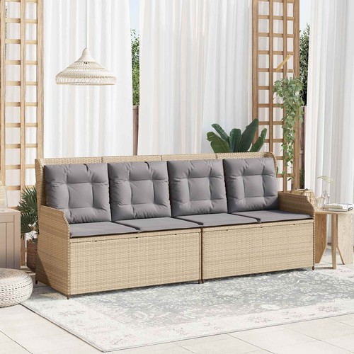 Gartenbank poly rattan bank - gartenbank,