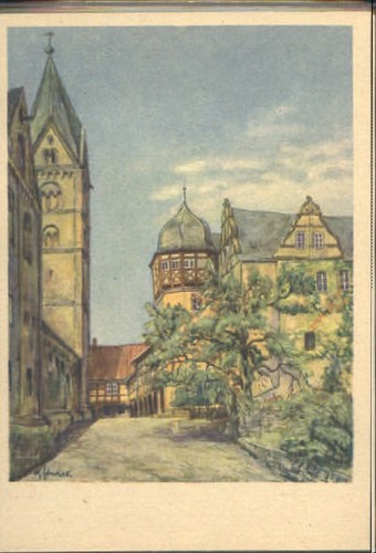 Quedlinburg künstlerm schewe - quedlinburg, künstlerm.