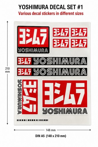 Yoshimura sticker aufkleber - 9x,
