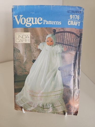 1980er vogue 9176 taufkleid - 1980er,