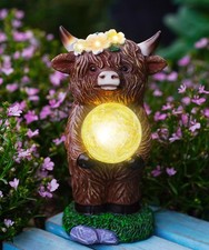 Highland Cow Kuh Gartenfigur