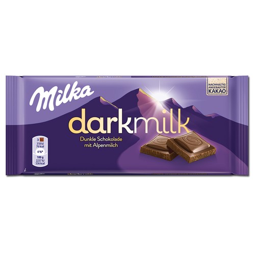 Milka dark milk - milka,