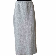 MARC O’POLO Strickrock Wolle Gr.M Grau Hell Warm Casual-Look Kaschmir Super