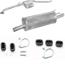 Auspuff ab KAT Endtopf Mitteltopf Opel Omega B Kombi Caravan + MONTAGESATZ