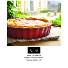 Tortenform Für Kuchenboden Cm 24 - Rot/Gran Cru - Emile Henry - Händler