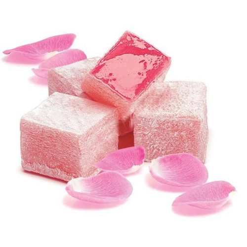 Türkische süßware mit rosen - türkische,