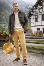 Herren Cordhose Chino Modern