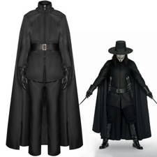 Cosplay V for Vendetta Maske Kostüme Halloween Karneval Anzüge Full Set Outfits