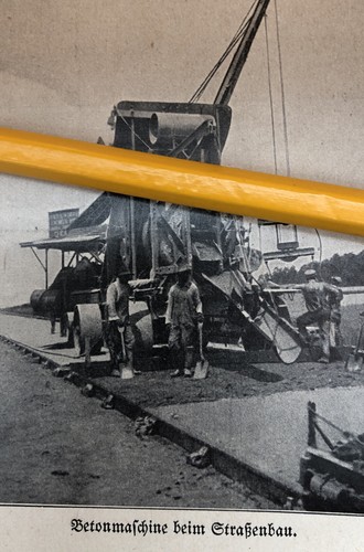 Neuzeitlicher straßenbau 1927 - neuzeitlicher,
