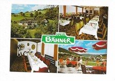 H131 alte AK Hotel Restaurant Bähner Niederfischbach beschrieben 1986 Rätsel!