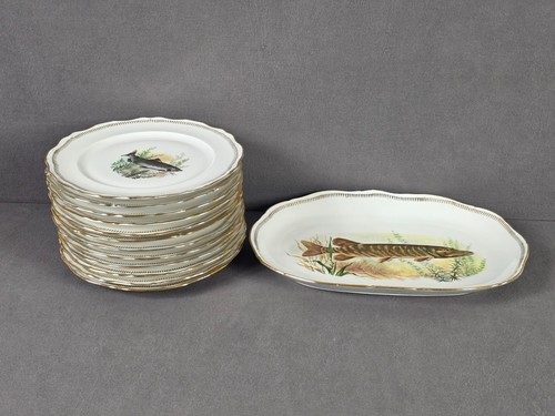 Limoges fischservice 12 - limoges,