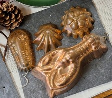 4 Kupferformen Backformen