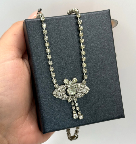Vintage strass collier - strass, art