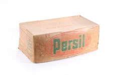 alte Pappschachtel Persil Kiste Schachtel Waschmittel OVP Verpackung Karton