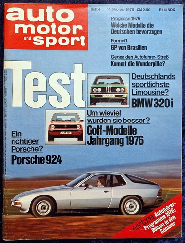 Ams 1976 test bmw e - 4/1976,