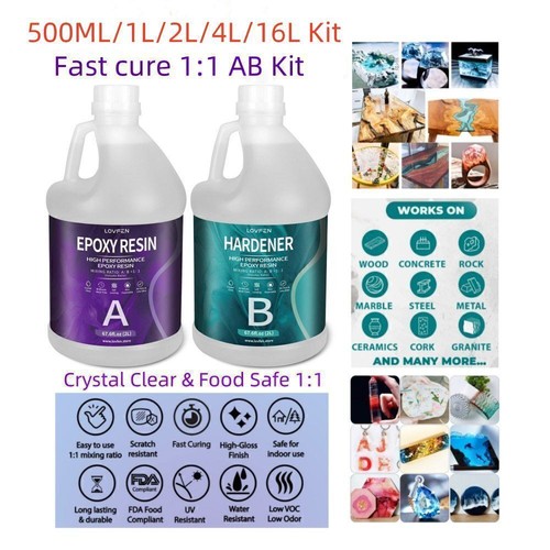 Fast cure 500ml 1l 2l - 1:1, 4l
