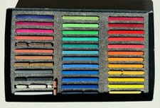 Faber-Castell Polychromos Pastellkreiden 36er Set Künstlerpastell gebraucht