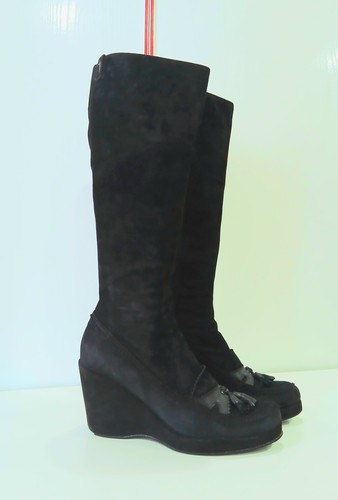 Overknee stiefel marke cesare - overknee,