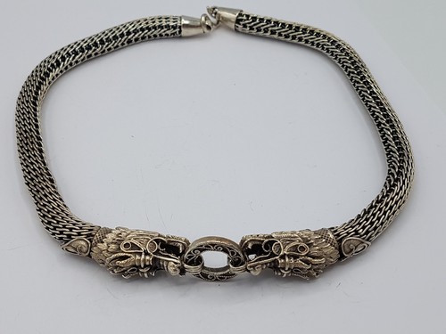 Massives drachen collier - drachen,