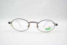 Vintage Puma MP 816 Bronze Mehrfarbig Oval Brille Brillengestell eyeglasses NOS
