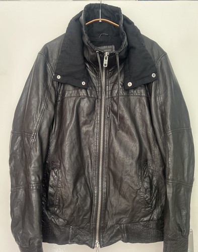 All saints leather jacket - saints,