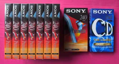 Sony premium vhs 240 min - x,
