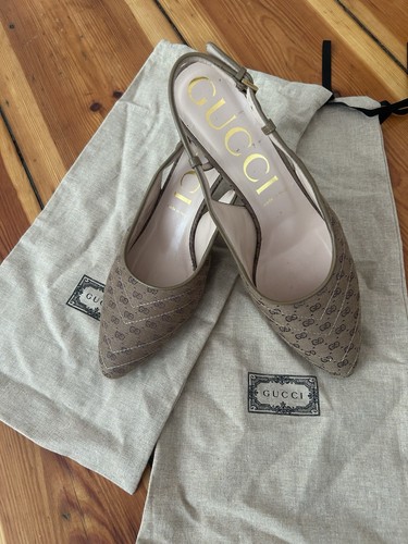 Gucci slingback kitten heels - kitten,