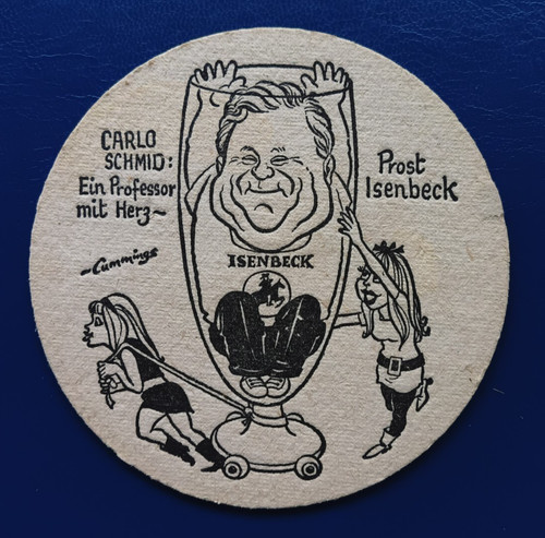 Bierdeckel brauerei isenbeck - bierdeckel,