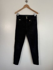 Holland Cooper Jeans Gr. UK 12 schwarz Jodhpurhose Skinny Stretch