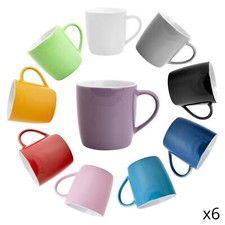 6x Farbige Tee-Kaffeetasse
