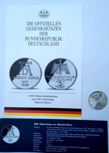 1971 silber 500 geb - 5, silber,